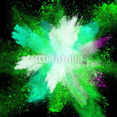 Lukas Gojda, Launched colorful powder. (farbe, bunt, backgrounds, abstrakt, schwarz, staub, isoliert, kreativ, textur, wolken, blau, malen, tinte, explodiert, platsch, close-up, tapete, niemand, explosion, spritzer, gischt, esche, rot, verdammt, veilchen, lila, gelb, pulver, zusammenlegun)