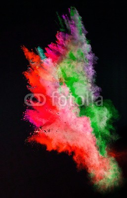 Lukas Gojda, Launched colorful powder. (farbe, bunt, backgrounds, abstrakt, schwarz, staub, isoliert, kreativ, textur, wolken, blau, malen, tinte, explodiert, platsch, close-up, tapete, niemand, explosion, spritzer, gischt, esche, rot, verdammt, veilchen, lila, gelb, pulver, zusammenlegun)