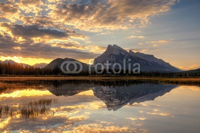 rabbit75_fot, Banff National Park (banff, kanada, landschaft, natur, draußen, park, felsig, felsig, landschaftlich, reisen, alberta, national park, draußen, jaspis, see, sunrise, sonnenuntergänge, wolken, wolkengebild)