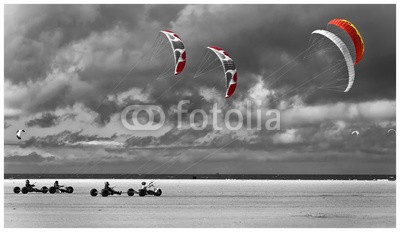 Blickfang, St Peter Ording (nordsee, himmel, wolken, wiese, urlaub, erholung, deutsch, touristisch, stranden, schwarz, weiß, wind, sege)