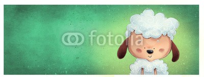 cirodelia, oveja feliz (schaf, kind, lamm, wolle, bauernhof, tier, lamm, hübsch, freudig, freudig, zeichnung, textur, bauer, landwirtschaft, gesicht, isoliert, ausschnit)