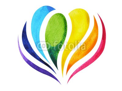 benjavisa, 7 color of chakra sign symbol, colorful lotus flower, watercolor (abstrakt, kunst, artwork, aura, hintergrund, chakra, farbe, bunt, gemeinde, konzept, paar, entwerfen, energie, fahne, floral, blume, freiheit, schwul, heilung, gesundheit, herz, ganzheitlich, homosexuell, homosexualität, icon, abbildung, isolier)