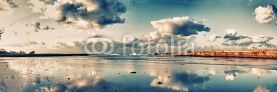 javigol860101, Panoramic view of a zone in guanabo beach in cuba (afternoon, hintergrund, strand, karibik, wolken, cuba, kubaner, landschaft, lateinisch, natur, ozean, panorama, panoramisch, sand, szene, szenerie, meer, himmel, tropics, tropisch, wasse)