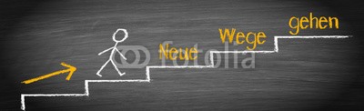 DOC RABE Media, Neue Wege gehen - die Erfolgsleiter zum Ziel, Neuanfang und Neubeginn (motivation, erfolg, fortschritt, karriere, karriereleiter, coaching, make, schritt für schritt, start, wechseln, treppe, visionen, zukunft, zielen, start, treppe, straßen, start, arbeit, aufwärts, start, business, entscheiden, entscheidung, entschlosse)