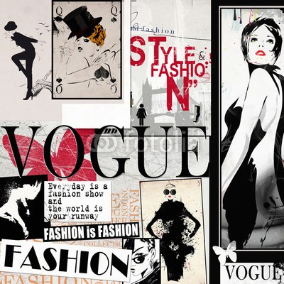 Yevhen, Fashion collage with freehand drawings (hintergrund, gestalten, grunge, sommer, glamour, lässig, weiblich, posing, jugendzeit, wand, trendy, stil, augengläser, brünett, textur, sexy, straße, modellieren, urbano, portrait, frau, lebensstil, sinnlich, stadt, geschlechtlich, stylish, bein)