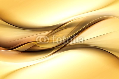 SidorArt, Gold modern bright waves art. Blurred pattern effect background. Abstract creative graphic template. (abstrakt, gold, mustern, welle, entwerfen, trendy, hintergrund, abstraktion, abbildung, schöner, licht, business, dekoration, gestalten, modern, rauch, cyberspace, bewegung, dekorativ, präsentation, tapete, textur, karte, schatten, fraktal, weiß, kreati)