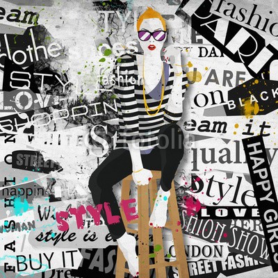 Yevhen, Fashion girl in sketch-style. (hintergrund, gestalten, grunge, sommer, glamour, lässig, weiblich, posing, jugendzeit, wand, trendy, stil, augengläser, brünett, textur, sexy, straße, modellieren, urbano, portrait, frau, lebensstil, sinnlich, stadt, geschlechtlich, stylish, bein)