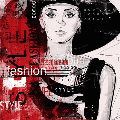 Yevhen, Modern teenage girl on grunge background. Grunge style. (hintergrund, gestalten, stil, modellieren, entwerfen, weiblich, portrait, frau, glamour, gesicht, farbe, grunge, sommer, lässig, posing, jugendzeit, wand, sexy, trendy, augengläser, brünett, textur, straße, urbano, frau, lebensstil, sinnlich, stad)