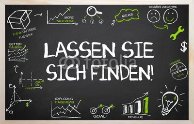 stockpics, SEO - Lassen Sie sich finden - Doodle-Konzept auf Kreidetafel (seo, coaching, konzept, kutsche, teller, lassen, optimierung, marketing, cyberspace, schulung, symbol, stehen, finden, erfolgreiche, gäste, verkehr, icon, gefunden, werbung, seo, analyse, zeichen, suchmaschine, etage, mores, lokal, verbesserun)