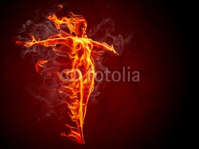 -Misha, Fire girl (feuer, mädchen, ardent, kunst, artwork, attraktiv, backgrounds, schöner, schönheit, bikini, schwarz, branden, lodernd, brennen, konzeptionell, tanzen, gefährlich, entwerfen, disko, diskothek, effekt, gesicht, gestalten, weiblich, feurig, flamm)