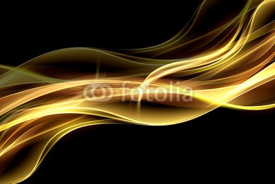SidorArt, Abstract  fire background flowing effect lighting. Gold blurred color waves design. Glowing neon for your creative projects. (hintergrund, abstrakt, gold, verschwommen, welle, entwerfen, wind, glühend, abstraktion, abbildung, schöner, licht, business, dekoration, gestalten, modern, rauch, cyberspace, bewegung, dekorativ, präsentation, tapete, textur, karte, schatten, frakta)