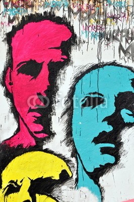 celeste clochard, le moi et le moi profond (graffiti, psychose, ausdruck, charakter, ego, soziales, farbe, depression, vielzahl, ego, anrufer, kunst, einige, anrufen, ausruf, wimmern, menschlich, gelb, klage, fordern, klage, soziologie, hauptstädtisch, street art, foto, mann, gefühl, geist, schmer)