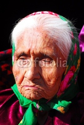 David Smith, Elderly Navajo woman (lebensalter, bejahrt, american, babuschka, hell, bunt, kulturell, kultur, alte leute, ethnisch, auge, gesicht, weiblich, ausdruck, indianer, indigen, reif, minderheit, nation, einheimisches, navajo, alt, draußen, person, portrait, wettrennen, foulard, hau)