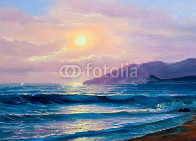 serge-b, Seascape  painting .Sea wave. (meer, kunst, künstler, blau, brise, hell, canvas, reinlichkeit, farbe, zeichnung, ökologisch, ökologie, elemente, frische, horizont, abbildung, impressionismus, landschaft, meditative, morgens, movement, malerei, bild, picturesque, pure, entspannun)