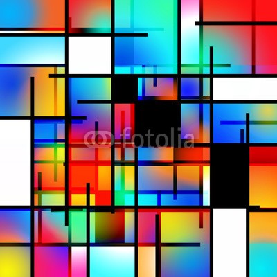 rolffimages, Modern Art Abstract (modern, geometrisch, farbe, figur, box, textur, mustern, hintergrund, bunt, abstrakt, viereck, dekorativ, retro, hell, grid, kunst, gestalten, tapete, géométrie, blau, beeindruckend, abbildung, gradient, lebendig, posters, entwerfen, artwork, lini)