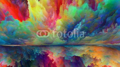 agsandrew, Kiss of  Horizon Division (hintergrund, landen, landschaft, vielfarbig, distance, coloured, kunst, fraktal, wolken, saturiert, surreal, planet, blickwinkel, lebendig, vista, visualisierung, ausländer, artwork, kreativ, abbildung, vorstellung, visionen, traum, wirklichkeit, konzep)