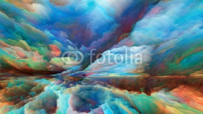 agsandrew, Conceptual Horizon Division (fraktal, ausländer, landschaft, vielfarbig, kunst, tapete, lebendig, farbenskala, artwork, repräsentation, welt, visionen, coloured, fantasy, wirklichkeit, distance, kreativität, vista, himmel, textur, wolken, traum, abstrakt, sätze, grafik, male)