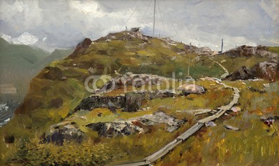 vadim_fl, landscape, oil painting, hand made (landschaft, himmel, kunst, malerei, hintergrund, öl, natur, abbildung, grün, sommer, baum, wald, blau, schöner, zeichnung, gras, jahreszeit, canvas, artwork, bunt, ländliche, acryl, kunstvoll, blume, farbe, entwerfen, bürste, haus, impressionismu)