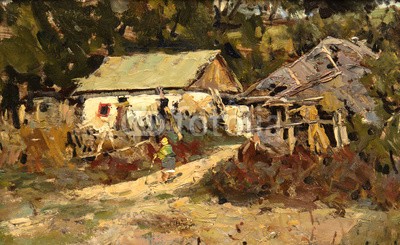 vadim_fl, landscape, oil painting, hand made (landschaft, himmel, kunst, malerei, hintergrund, öl, natur, abbildung, grün, sommer, baum, wald, blau, schöner, zeichnung, gras, jahreszeit, canvas, artwork, bunt, ländliche, acryl, kunstvoll, blume, farbe, entwerfen, bürste, haus, impressionismu)