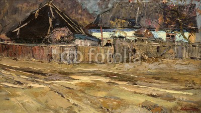 vadim_fl, landscape, oil painting, hand made (landschaft, himmel, kunst, malerei, hintergrund, öl, natur, abbildung, grün, sommer, baum, wald, blau, schöner, zeichnung, gras, jahreszeit, canvas, artwork, bunt, ländliche, acryl, kunstvoll, blume, farbe, entwerfen, bürste, haus, impressionismu)