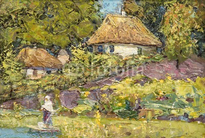 vadim_fl, landscape, oil painting, hand made (landschaft, himmel, kunst, malerei, hintergrund, öl, natur, abbildung, grün, sommer, baum, wald, blau, schöner, zeichnung, gras, jahreszeit, canvas, artwork, bunt, ländliche, acryl, kunstvoll, blume, farbe, entwerfen, bürste, haus, impressionismu)