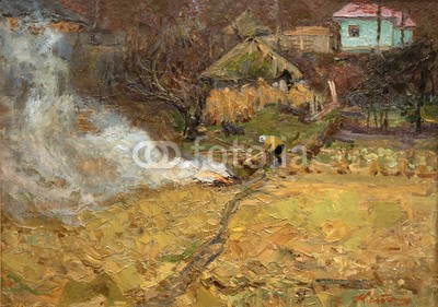 vadim_fl, landscape, oil painting, hand made (landschaft, himmel, kunst, malerei, hintergrund, öl, natur, abbildung, grün, sommer, baum, wald, blau, schöner, zeichnung, gras, jahreszeit, canvas, artwork, bunt, ländliche, acryl, kunstvoll, blume, farbe, entwerfen, bürste, haus, impressionismu)