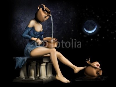 Paul Fleet, Surreal Woman (surreal, kunst, frau, traum, fantasy, zusammenkunft, mond, kanne, blau, schnecke, stern, dunkel, frau, wasser, gießen, schütten, bench, kolonne, unnatürlich, verdreht, geheimnisvoll, mysterium, pfanne, sexy, kosmos, himmel, nacht, griechen, konzep)