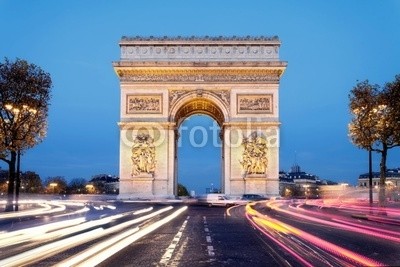 Blickfang, Arc der Triomphe Paris (paris, hauptstadt, frankreich, touristisch, sehenswürdigkeit, horizontale, farbe, auto)