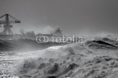 Zacarias da Mata, Stormy waves (sturm, tsunamis, welle, meer, hafen, dramatisch, wirbelsturm, atlantic, groß, kalamität, klima, farbe, kräne, gefahr, dunkel, tage, katastrophe, energie, fließen, freiheit, gott, schwer, hoffnung, horizont, orkan, landschaft, licht, marin, natur, ozea)