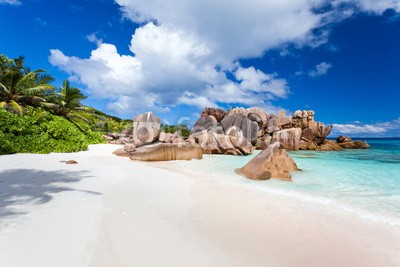 Beboy, seychelles plage (seychellen, strand, kokospalme, palme, wellenbrecher, ozean, tropics, tropics, tropisch, tropisch, exotismus, welle, meer, urlaub, vakanz, blues, türkis, himmel, paradiesisch, palme, insel, lagune, indianer, kokos, bucht, sand, weiß, reisen, sonn)