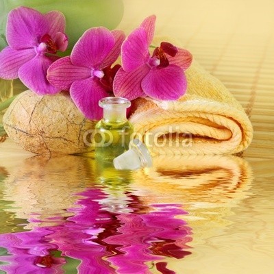 Floydine, Spa (ayurveda, kosmetik, spiegelung, wellness, spa, aromatherapie, massage, blume, backstein, essenz, badehaus, badewannen, erholung, reiki, balance, flasche, fläschchen, aroma, frisch, cymbidium, aroma, ätherisches öl, öl, gesundheit, entspannun)
