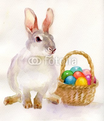 Nadiia Starovoitova, Rabbit and Easter (tier, backgrounds, schöner, hase, feiern, hühner, close-up, close-up, farbe, bunt, schnitt, hübsch, häusliche, gefärbt, ohr, ostern, feeds, ei, bauernhof, feld, essen, gärten, hardboiled detective, hase, heu, henne, urlaub, isoliert, little, wies)