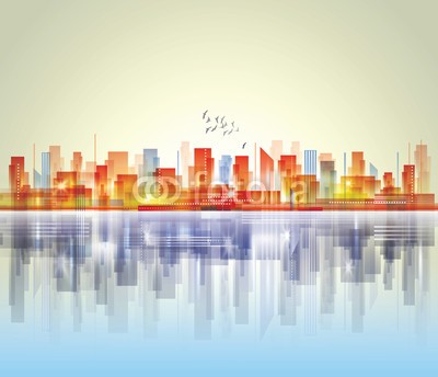 dahabians, City Landscape (stadt, stadtlandschaft, architektur, gebäude, downtown, landschaft, abstrakt, kunst, backgrounds, banner, konzept, dunkel, dekorativ, entwerfen, digitales, stadtteil, elemente, abend, äusseres, glühen, grafik, haus, abbildung, symbolik, life, lich)