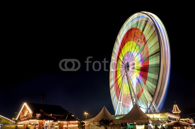 Mapics, Riesenrad am Schützenfest Hannover (riesenrad, hanover, spaß, spaß, fahrgeschäft, reise, feiern, theme park, karneval, karussell, fair, licht, münchen, nacht, oktoberfest, party, hektik, scheinwerfer, schnell, fair, deutsch, abend, beleuchtung, bewegung, drehen, drehung, dynamisc)