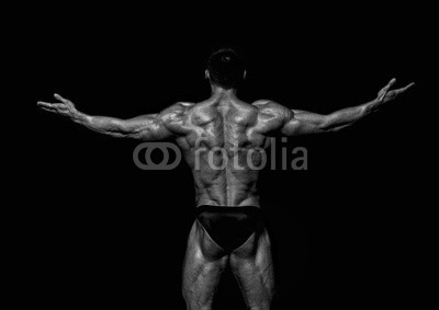 Andrei vishnyakov, Fit male model showing his back (athlet, bodybuilder, macho, männlich, männlichkeit, mann, modellieren, muskel, muskulös, stärke, bizeps, torsos, rücken, montieren, fitness, fotogen, gesund, stark, schwul, sportlich, körper, diät, aufgaben, guy, gewichte)