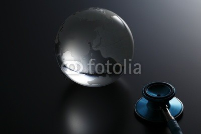夢見る詩人, 聴診器と地球 (stethoskope, ärztin, krankenhaus, doktor, krankenschwester, krankenschwester, krankenschwester, doktor, welt, weltwirtschaft, erdball, weltweit, business, infectio)