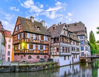 Alexi TAUZIN, Alsace (strassburg, elsass, frankreich, schäferhund, département bas-rhin, stadt, europa, sonnenuntergänge, abenddämmerung, abend, nacht, wasser, wohlstand, kai, bank, rivers, besinnung, haus, typisch, picturesque, licht, himme)