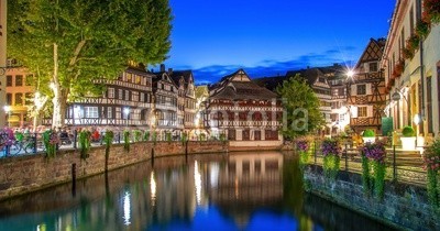 Alexi TAUZIN, Alsace, France (strassburg, elsass, frankreich, schäferhund, département bas-rhin, stadt, haus, wasser, bank, europa, typisch, architektur, wohlstand, kanal, picturesque, sonnenuntergänge, abenddämmerung, abend, besinnung, nacht, himmel, haus, landschaft, sightseein)