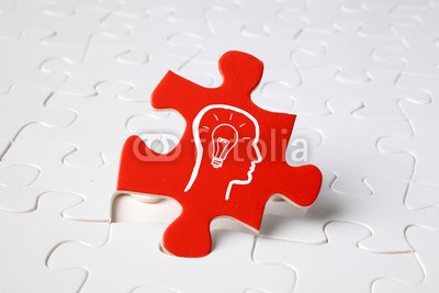 Coloures-pic, Idee / Puzzle Konzept (geistesprodukt, kreativ, kreativität, ideen, abtrennung, erfolg, blühend, ideen, konzept, zusammenarbeit, rechtsbehelf, planung, ergebnis, backgrounds, lampe, glühbirne, innovation, zusammenarbeit, gespann, zusammen, wort, konzept, text, rätseln, ro)