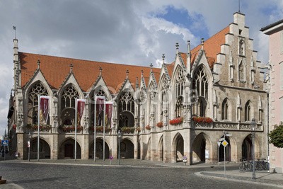 Blickfang, historisches Rathaus Braunschweig (brunswick, historisch, bejahrt, sehenswürdigkeit, touristisch, feld, palace, rathaus, reiseziel, niedersachsen, vergangenhei)