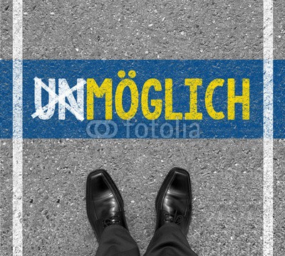 Coloures-pic, un-MÖGLICH (erfolg, ungewiss, zielen, straße, objektiv, unmöglich, motivation, karriere, energie, wechseln, abtrennung, neu, neuer, straßen, unabhängig, gesundheit, business, konzept, start, mut, entwicklung, symbol, schlecht, ideen, arbeit, debatte)