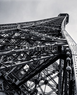 Frederic Gilles, La tour d'acier (eiffelturm, stahl, schwarzweiß, monuments, paris, anblick, höh)
