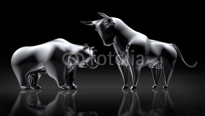 psdesign1, Bulle und Bär 3 (dax, aktie, börse, börse, schwein, bär, frankfurt, umzäunung, rückkehr, dividend, finanzen, spekulation, industrie, richtungen, euro, währung, geld, spielend, gefahr, geldschein, note, kredit, bindung, beschädigen, dow, jones, plus, einordnen, ban)