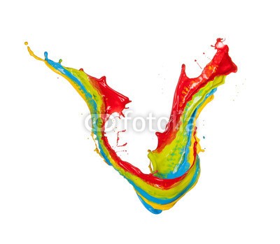 Jag_cz, Colored splashes (farbe, bunt, platsch, abstrakt, einfrieren, bewegung, bewegung, moving, weiß, fließen, close-up, zusammenlegung, malen, 3d, grün, isoliert, nass, strömend, flüssig, flüssigkeit, backgrounds, rot, trinken, welle, gelb, tinte, studio, flecke)