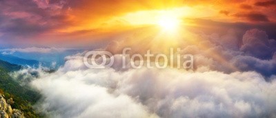 denis_333, Небеса (himmel, himmel, wolken, wolken, sonnenaufgang, morgens, frühe, landschaft, höhe, berg, sonne, lich)