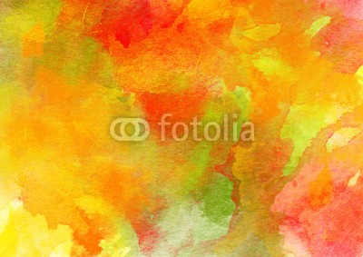 LoveKay, Autumn Colors Watercolor Background. (herbst, backgrounds, orange, hot, kreativität, zeichnung, grunge, modern, malerei, papier, retro, gelb, jahrgang, wasserfarben, kunst, kunstvoll, authentisch, mischung, hell, bürste, marker, bürste, canvas, close-up, farbe, konzeptionell, färben, ros)