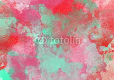 LoveKay, Red and green Colorful Watercolor Background. (textur, wasserfarben, farbe, zeichnung, grunge, modern, rot, papier, posters, platsch, kunst, kunstvoll, authentisch, mischung, hell, bürste, marker, bürste, canvas, close-up, herbst, hot, konzeptionell, kreativität, färben, rosa, korn, schmutzi)