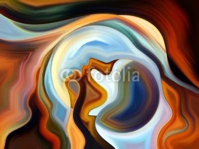 agsandrew, Source of Inner Paint (kunst, ideen, saturiert, gesicht, psychologie, intellekt, inspiration, individuell, ego, existenz, vorstellung, modern art, bunt, grafik, symbol, nase, dekoration, seelisch, allegorie, malen, abbildung, bewusstsein, effekt, psychiatrie, mensc)