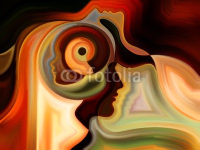 agsandrew, Beyond Inner Paint (übertragener ausdruck, reason, metaphysisch, modern art, spiritual, malen, profile, sätze, allegorie, kulisse, konzept, psychiatrie, lippen, silhouette, kind, seelisch, self, kreativ, bewusstsein, geist, special effects, symbol, kopf, grafik, jung)
