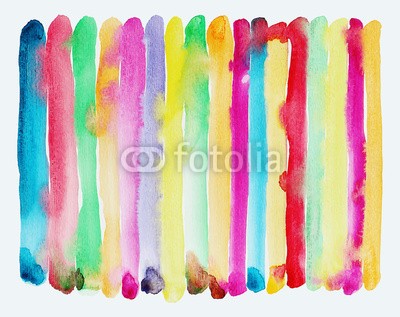Kara-Kotsya, watercolor brush strokes background, stripe pattern, vector illu (wasserfarben, bürste, hintergrund, hell, abstrakt, textur, entwerfen, verfärbt, bunt, papier, banner, wasser, kunst, mustern, platsch, zeichnung, handgemacht, elemente, tinte, kreativität, grafik, streife, linie, vektor, abbildung, grunge, nass, lebendi)